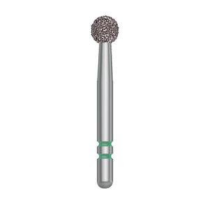 Two Striper FG #138 Coarse Diamond Bur, Round. Pack of 5