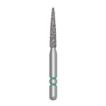 Two Striper FG #260.8 Coarse Diamond Burs, Flame shaped. Pack of 5