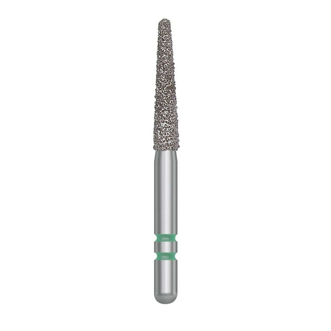 Two Striper FG 767.9 Coarse Diamond Bur Round-End Taper. Pack of 5