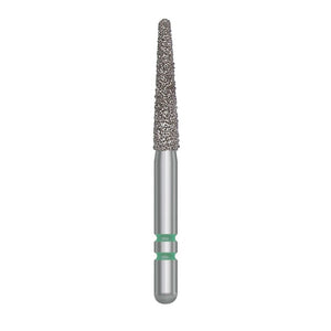 Two Striper FG 767.9 Coarse Diamond Bur Round-End Taper. Pack of 5