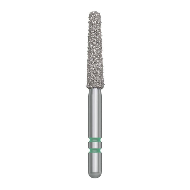 Two Striper FG 780.9 Coarse Diamond Bur Round-End Taper. Pack of 5