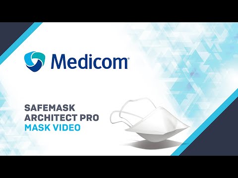 SafeMask Architect Pro Surgical N95 Respirator Mask, 50/Bx