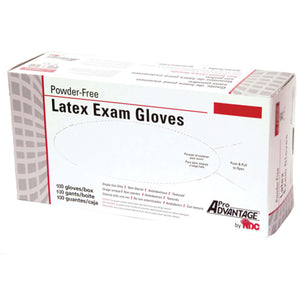 ProAdvantage Latex Gloves: X-Small, Non-Sterile, Powder-Free, Micro-Textured | SurgiMac Dental Supply