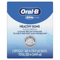 Oral-B Glide Pro-Health Healthy Gums Floss, 2 x 160m Spools/Box
