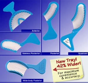 Sultan 3-Way Disposable Impression Trays Wide-Body, 50/bx AD33005