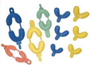 House Brand Small Hinged Dual Arch Fluoride Tray, Package Of 100 Trays | SurgiMac Dental Supply