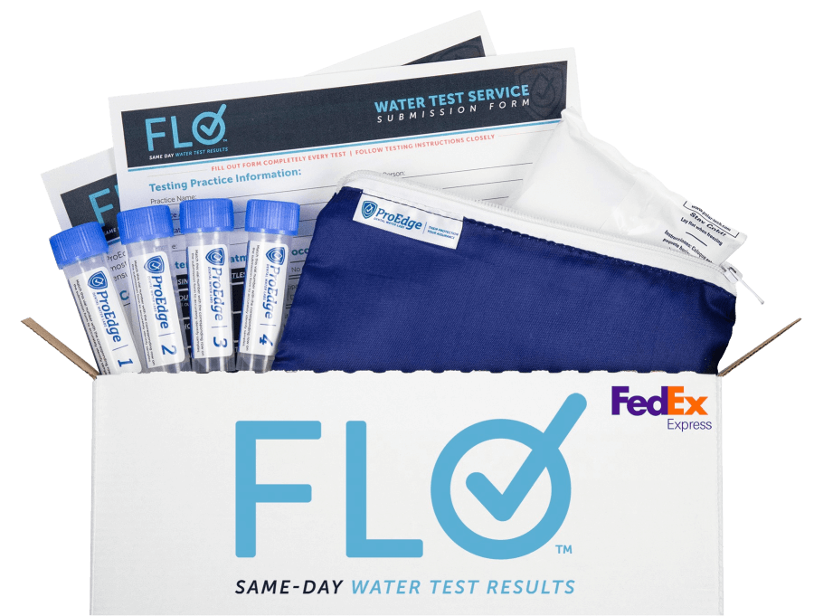 ProEdge Flo Waterline Testing Service Kits | SurgiMac Dental Supply