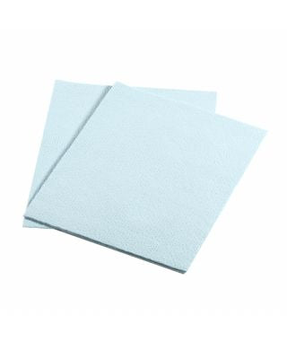 Crosstex | Deluxe Towel, 3-Ply Paper, Poly, 18" x 30", Blue, 300/cs | W3D1930BL