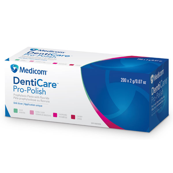 Medicom | DentiCare Pro-Polish Coarse Prophy Paste with Fluoride. Box of 200 Unit | 10047-CMUN