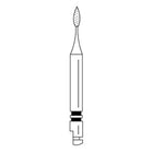 Two Striper 291.4C RA type endo access diamond bur, coarse grit, single bur