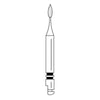 Two Striper 291.4C RA type endo access diamond bur, coarse grit, single bur
