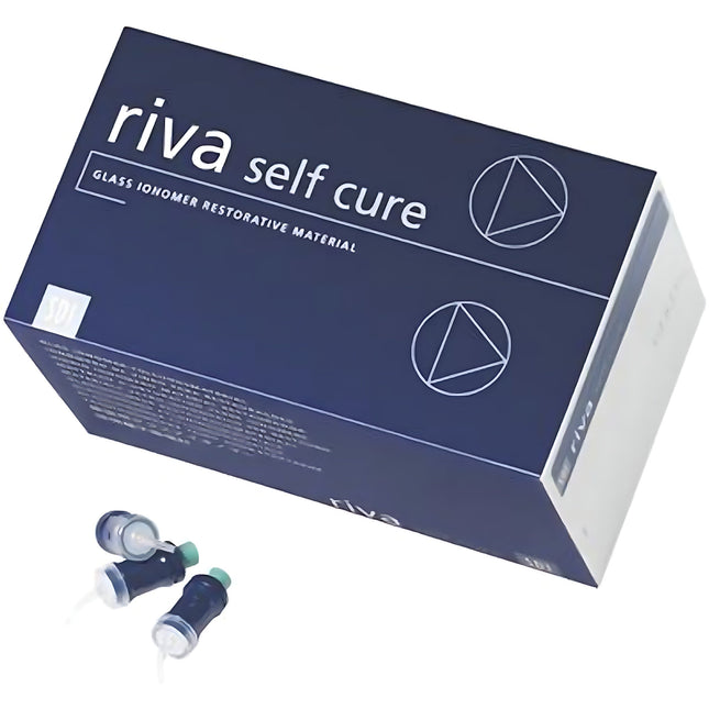 Riva Self Cure Capsules Regular Set Shade A1 Standard 50/bx 8600001