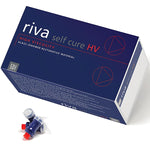 Riva Self Cure HV Capsules Regular Set Shade A3 Extra Light Yellow 50/bx 8630003