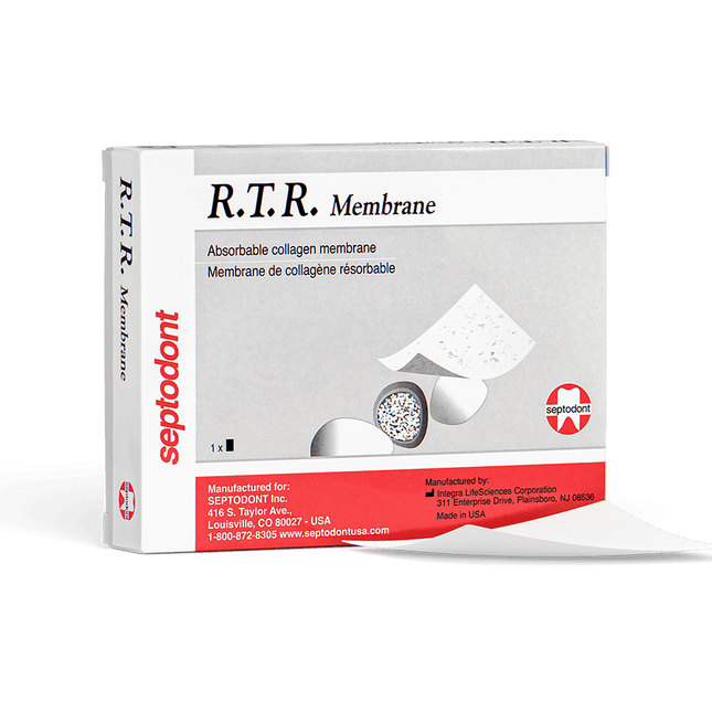 Septodont | Septodont R.T.R. Membrane - RTR+ 80/20 Biphasic Bone Grafting Material, 0.5cc Syringe | 01S0530