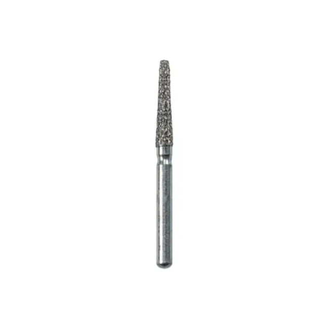 Alpen FG #847.010 Coarse Grit, Flat End Taper Diamond Bur. Package of 5 Burs | SurgiMac Dental Supply