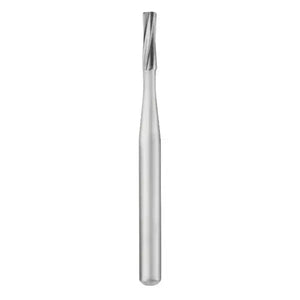 Alpen FG #57 straight fissure plain Carbide Bur, clinic pack of 100 burs | SurgiMac Dental Supply
