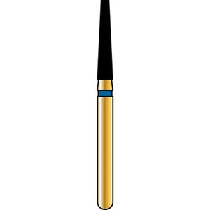 Alpen FG #847.016 Coarse Grit, Flat End Taper Diamond Bur. Package of 5 Burs | SurgiMac Dental Supply