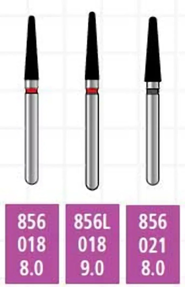 Alpen x1 FG #856.018 Super Coarse Grit, Round End Taper, Single Use Diamond | SurgiMac Dental Supply