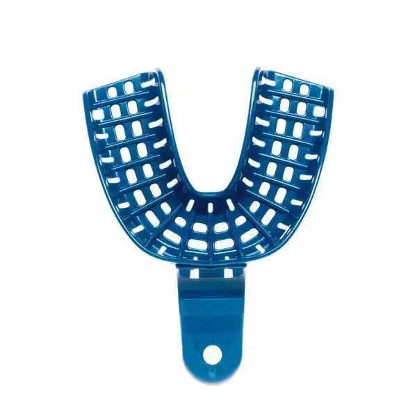 President Impression Trays Perforated Lower Full Arch LARGE 12/Pk | SurgiMac Dental Supply