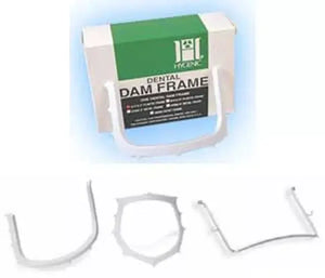 Hygenic 5" U-shaped Plastic Rubber Dam Frame - Radiolucent, for 5" x 5" Dam | SurgiMac Dental Supply