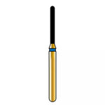 Alpen FG #881.010 Coarse Grit, Round End Cylinder Diamond Bur. Package of 5 Burs | SurgiMac Dental Supply