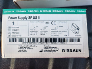 Infusion Pump Power Cord BBraun 8713112D