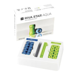 Riva Star Aqua Capsule Kit Step 1 Silver Blue Capsule Step 2 Green Single Dose 8800527