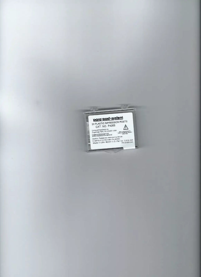 ParaPost P43-5.5 purple .055" (1.40mm) plastic impression post, 20 post refill | SurgiMac Dental Supply