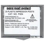 ParaPost P43-4 yellow .040" (1.0mm) plastic impression post, 20 post refill | SurgiMac Dental Supply