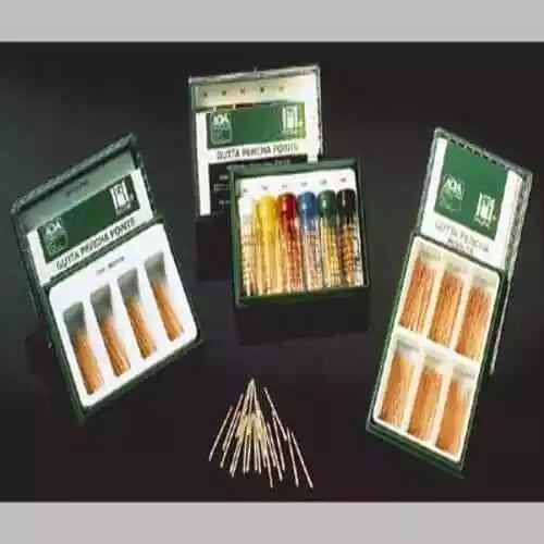 Hygenic Medium-Fine Gutta Percha Points, box of 100 individual natural color | SurgiMac Dental Supply