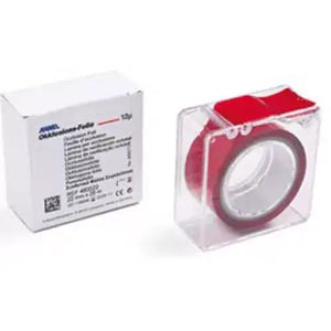 Hanel Occlusion Foil, Two-sided Green, 12 microns, 22mm x 25m (7/8" x 82ft) | SurgiMac Dental Supply