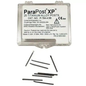 ParaPost XP P784-6 black .060" (1.5mm) titanium post, 10 post refill | SurgiMac Dental Supply