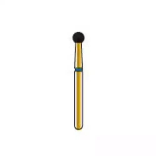 Alpen FG #801.023 Fine Grit, Round Diamond Bur. Package of 5 Burs | SurgiMac Dental Supply