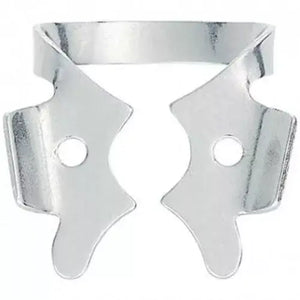 Hygenic #3 Winged Flat Jawed, Small Molar Metal Rubber Dam Clamp, Single clamp | SurgiMac Dental Supply