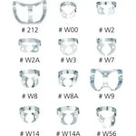 Hygenic #W00 Wingless Upper and Lower Premolar and Anterior Teeth Metal Rubber | SurgiMac Dental Supply