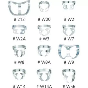Hygenic #W00 Wingless Upper and Lower Premolar and Anterior Teeth Metal Rubber | SurgiMac Dental Supply