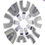 President Clear #8 Upper Right/Lower Left Quadrant Plastic Impression Trays | SurgiMac Dental Supply