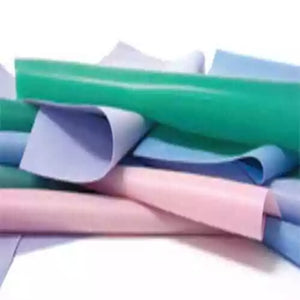 Hygenic 6" x 6" Medium Green Non-Latex Dental Dam, 75 Pack | SurgiMac Dental Supply