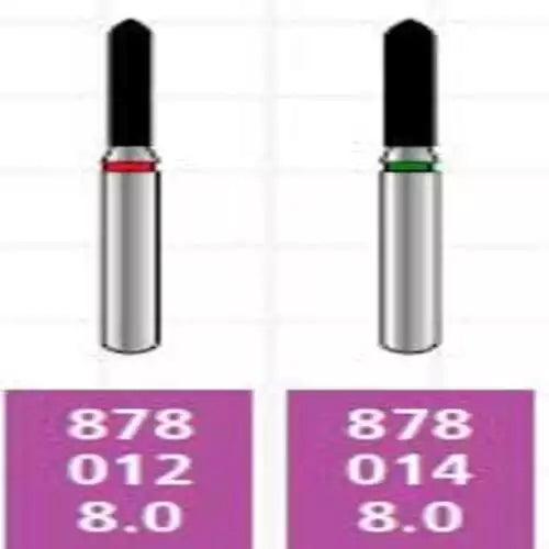 Alpen x1 FG #878.012 Coarse Grit, Modified Beveled Cylinder, Single Use Diamond | SurgiMac Dental Supply
