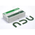 Hygenic Bite Wafers - U-shaped Green Extra Hard, Non-Laminated, Box of 36 | SurgiMac Dental Supply