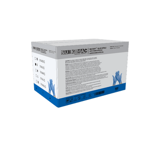 Nitrile Exam Gloves MacSoft by SurgiMac | Blue | Chemo Tested | 200 Count 5116-XS