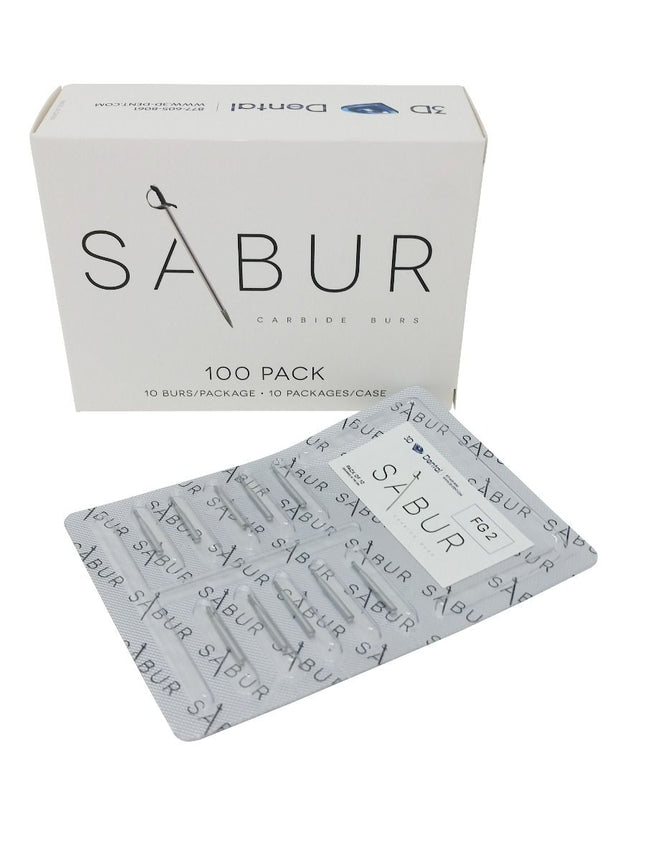 Sabur Carbide Burs Value Pack RA #6 100/Pk