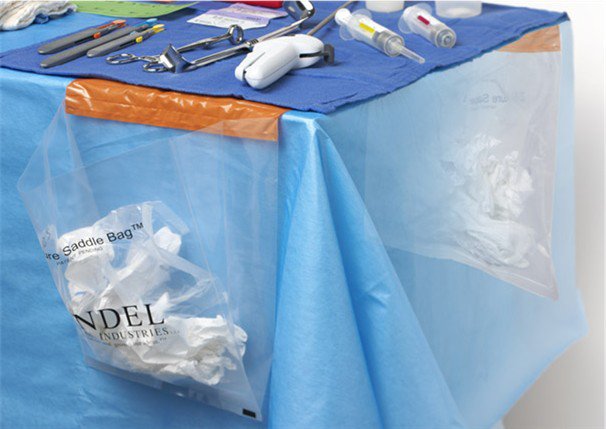 Sandel Specimen Handling System, Z-Suture Saddle Bag, 20