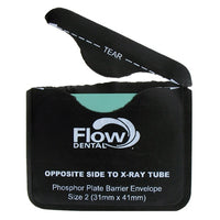 Flow Dental Safe'n'Sure Econo Size #0 Phosphor Plate Barrier Envelopes, Box of 300