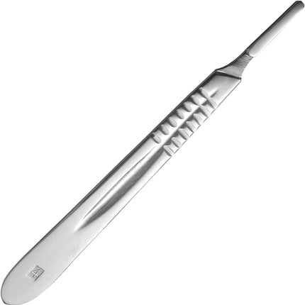 Scalpel Handle #4, with Rule Stainless Steel by SurgiMac