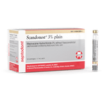 Scandonest 3% Plain - Mepivacaine 3% without Vasoconstrictor, Box of 50 - 1.7 mL 01-A1003-1