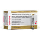 Septodont | Septodont Septocaine Articaine 4% with Epinephrine 1:100,000. Box of 50 - 1.7 mL | 01A1400-1