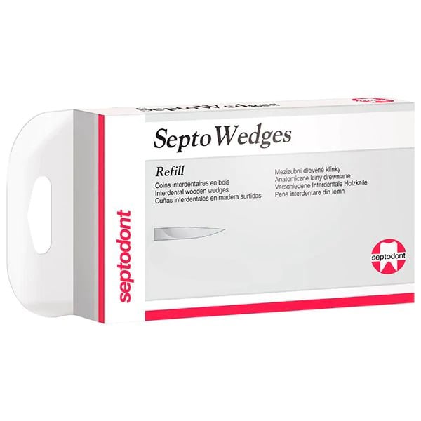 SeptoWedges Blue Refill, 100/Bx 2.2mm x 1.4mm x 13mm