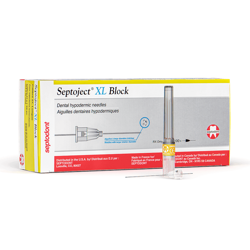 Septoject XL Needle Infiltration and Nerve Blocks 25 Gauge X-Large 100/Bx 01-N1550