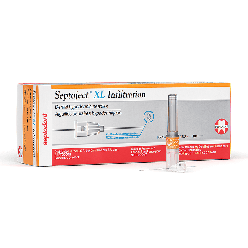 Septoject XL Needle Infiltration and Nerve Blocks 25 Gauge X-Large 100/Bx 01-N1500